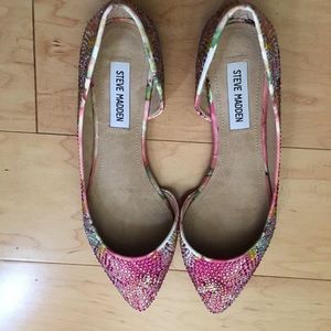 Steve Madden studded flats